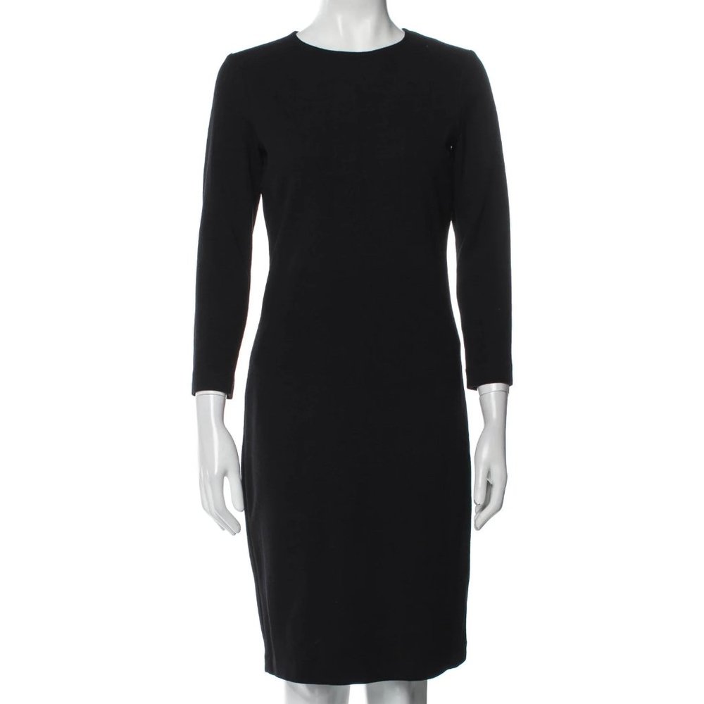 VINCE Crew-Neck Knee-Length Dress